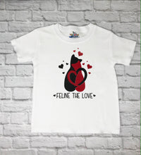 Load image into Gallery viewer, Feline the Love Kids T-Shirt
