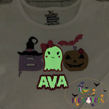 Load image into Gallery viewer, Glow In The Dark Girly Ghost Shirt