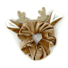 Load image into Gallery viewer, Oh Deer! Velvet Scrunchie