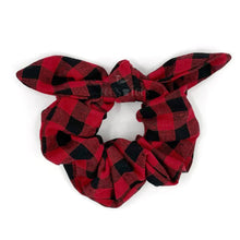 Load image into Gallery viewer, Buffalo Plaid Scrunchie
