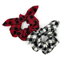Load image into Gallery viewer, Buffalo Plaid Scrunchie