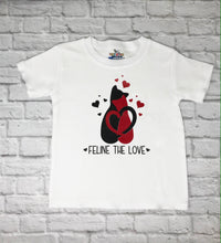 Load image into Gallery viewer, Feline the Love Kids T-Shirt
