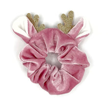 Load image into Gallery viewer, Oh Deer! Velvet Scrunchie
