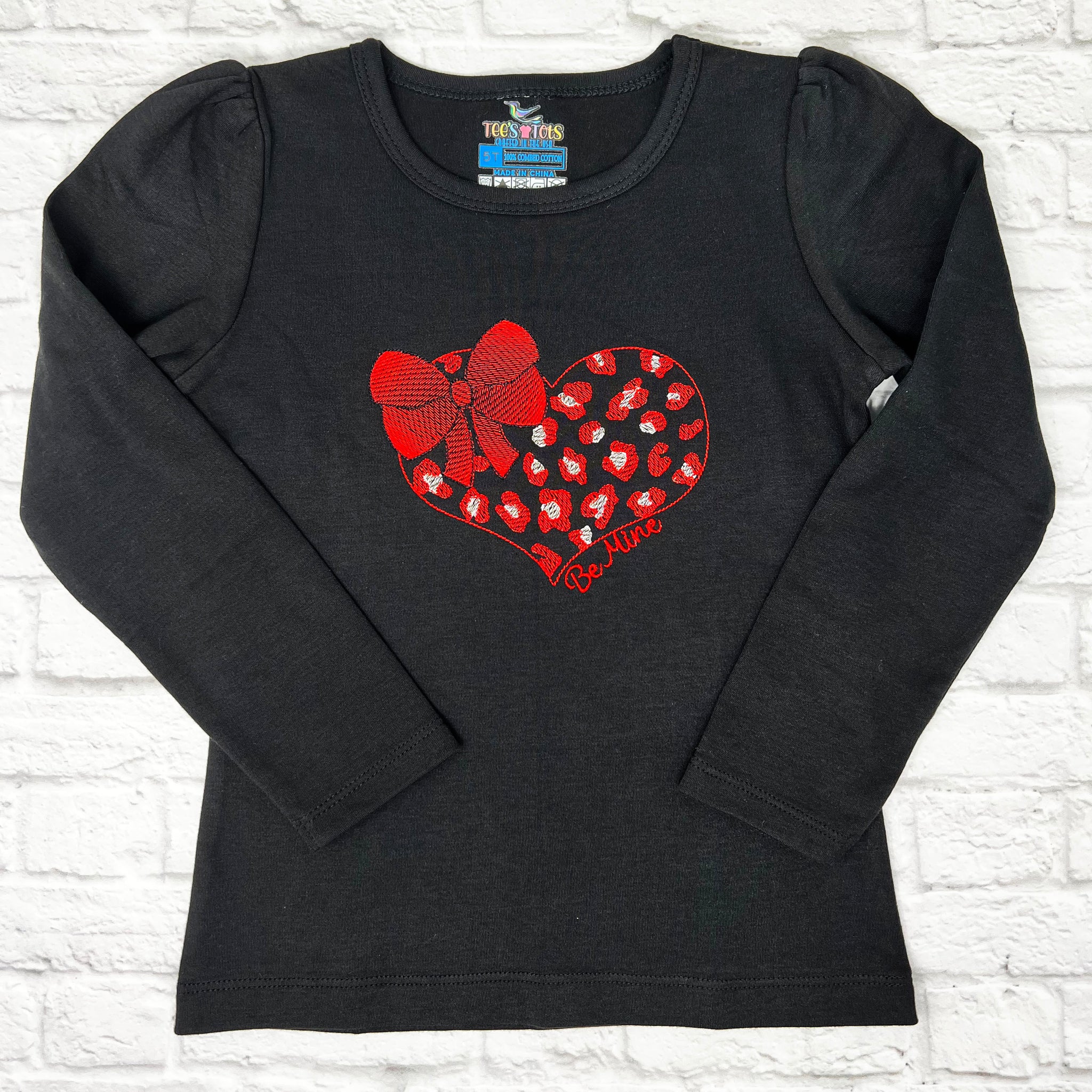 Leopard Love Heart Print T-Shirt For Women - Soft Cotton Blend, Casual Graphic Tee - View #3
